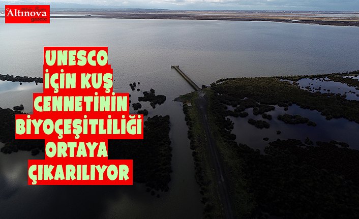 UNESCO için kuş cennetinin biyoçeşitliliği ortaya çıkarılıyor