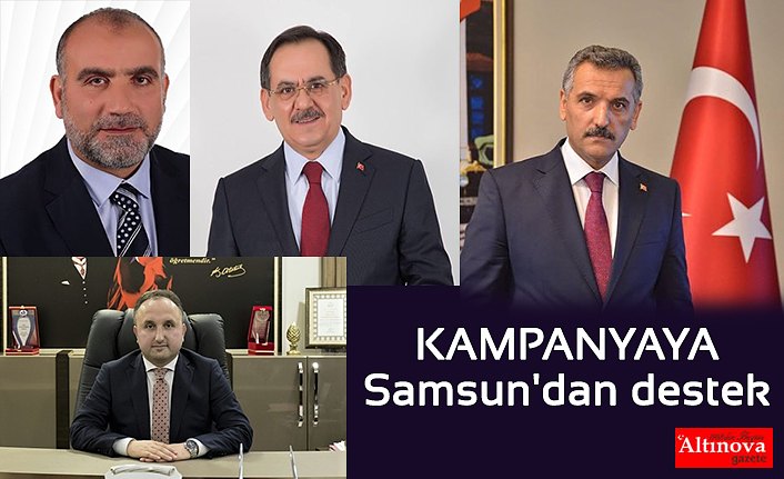 "Biz Bize Yeteriz Türkiyem" kampanyasına Samsun'dan destek