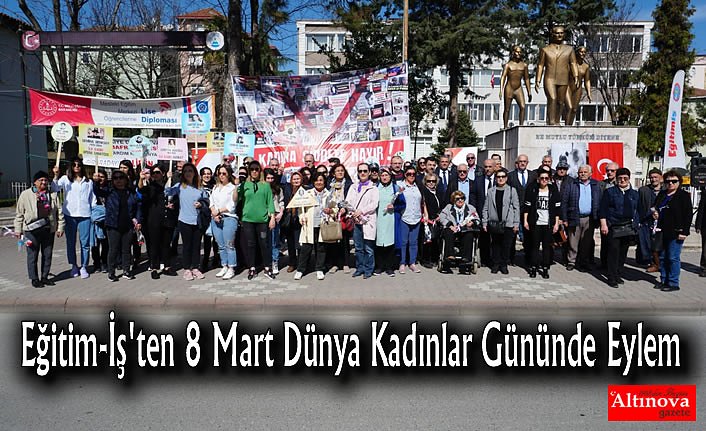 Eğitim-İş'ten 8 Mart Dünya kadınlar Gününde Eylem
