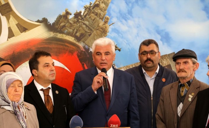 Kastamonu'da şehit aileleri ve gazilerden Mehmetçiğe destek