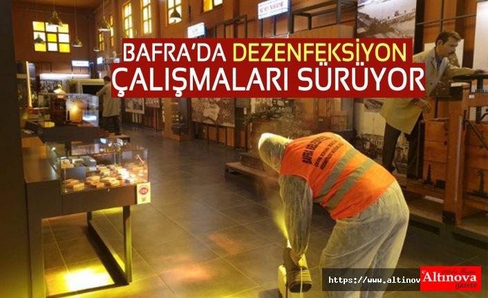 STERİLİZASYON VE DEZENFEKSİYON ÇALIŞMALARI SÜRÜYOR