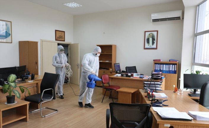 Trabzon Üniversitesi'nde koronavirüs tedbirleri