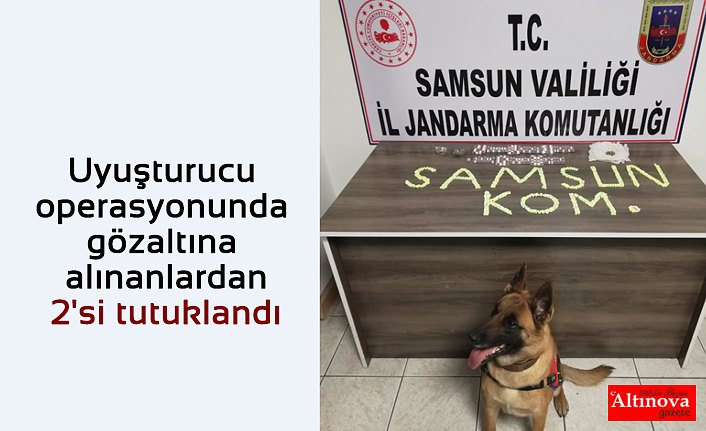 Uyuşturucu operasyonunda gözaltına alınanlardan 2'si tutuklandı