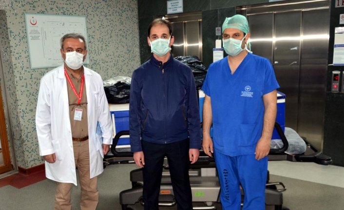 Amasya'da beyin ölümü gerçekleşen kişinin organları hastalara umut oldu