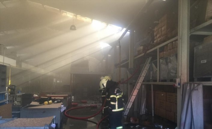 Amasya'da bir fabrikada yangın çıktı