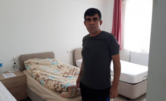 Cezayir'den getirilen işçi karantina şartlarından memnun