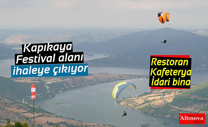 FESTİVAL ALANI İHALEYE ÇIKIYOR