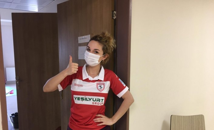 Karantinadaki 401 öğrenciye Samsunspor forması hediye edildi