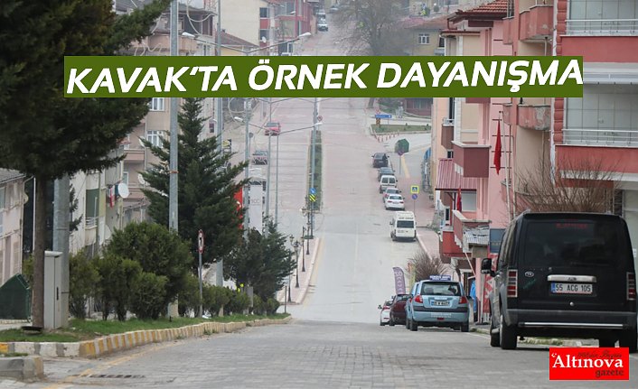 KAVAK’TA ÖRNEK DAYANIŞMA