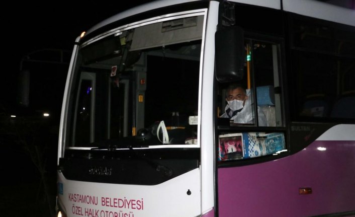 Rusya'dan getirilen 188 Türk vatandaşı Kastamonu'da yurda yerleştirildi