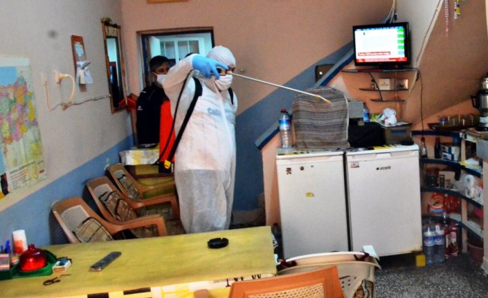 Zile'de adliye ve cezaevinde koronavirüs önlemleri alındı