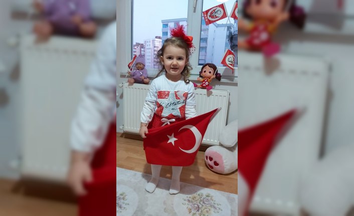 2,5 yaşındaki Derin Nisa'dan sokağa çıkanlara 