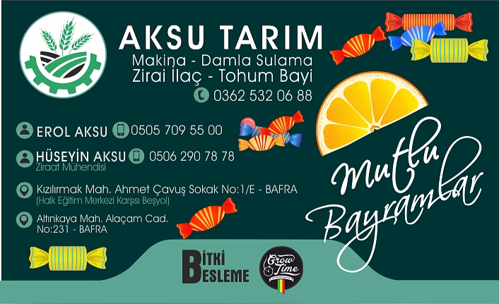 AKSU TARIM’DAN BAYRAM TEBRİĞİ