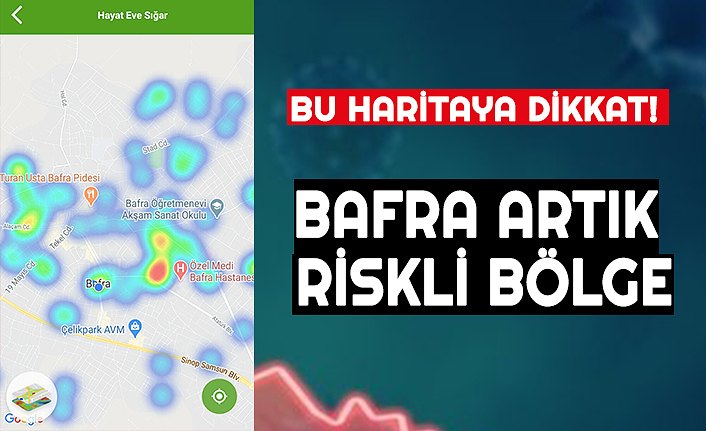 Bafra'da Koronavirüs İçin Bazı Yerler Yüksek Riskli Bölge Oldu