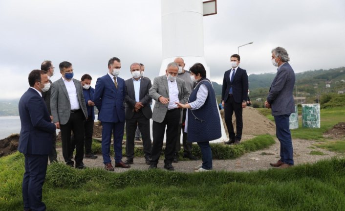 Başkan Güler, Yason Burnu'ndaki çalışmaları inceledi