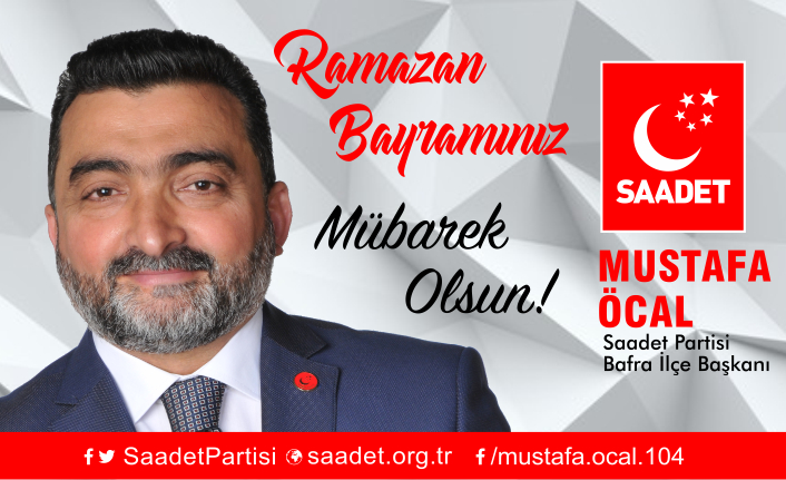 BAŞKAN MUSTAFA ÖCAL’DAN BAYRAM KUTLAMASI