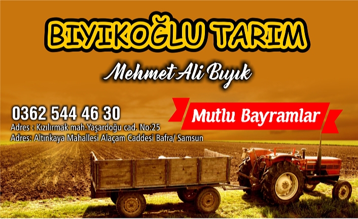 BIYIKOĞLU TARIM: RAMAZAN BAYRAMINIZ MÜBAREK OLSUN