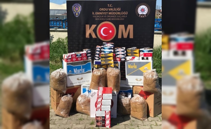 Ordu'da kaçakçılıkla mücadele