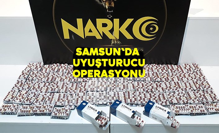 Samsun'da uyuşturucu operasyonu