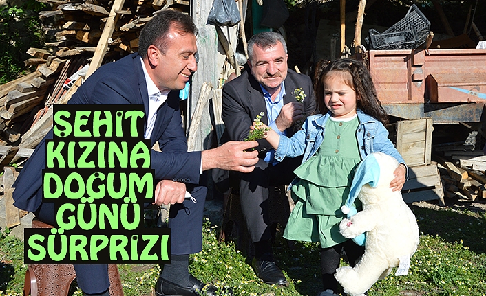 ŞEHİT KIZINA DOĞUM GÜNÜ SÜRPRİZİ