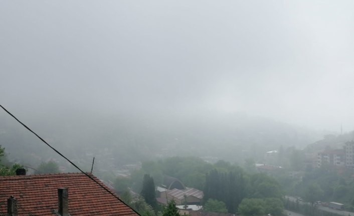 Zonguldak'ta sis nedeniyle görüş mesafesi 15 metreye düştü
