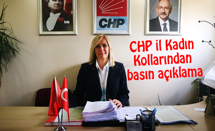 CHP İL KADIN KOLLARINDAN AÇIKLAMA