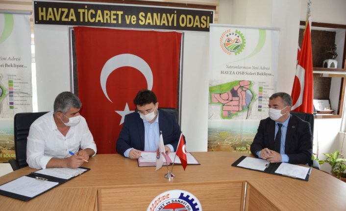 Havza OSB'de 25 milyon liralık yatırım için yer tahsisi