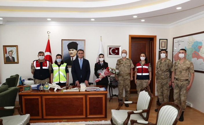 İl Jandarma Komutanı Kınay'dan Vali Balcı'ya ziyaret