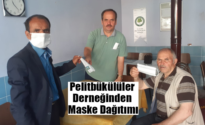 Pelitbükülüler Derneğinden Maske Dağıtımı