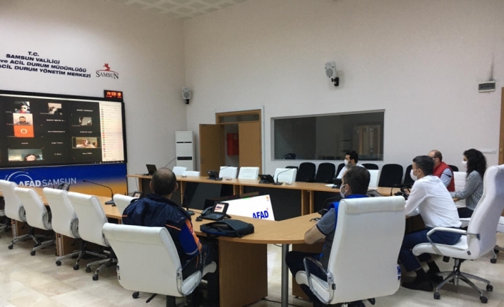 Samsun'da AFAD gönüllüleri için uzaktan eğitim başlatıldı