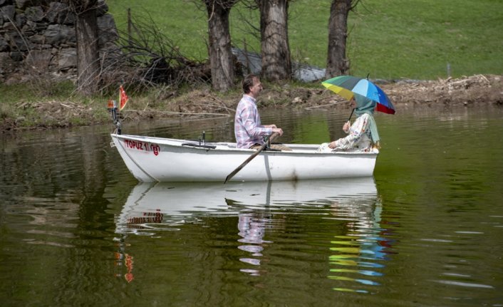 Tarihi Tamzara Mahallesi'nin Silbehan Göleti doğal güzelliğine kavuştu