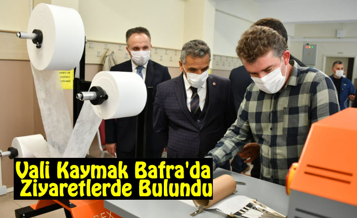 Vali Kaymak Bafra'da Ziyaretlerde Bulundu