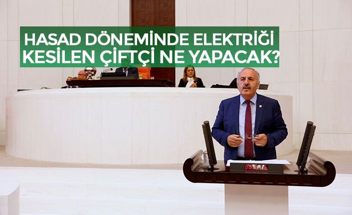HASAD DÖNEMİNDE ELEKTRİĞİ KESİLEN ÇİFTÇİ NE YAPACAK?