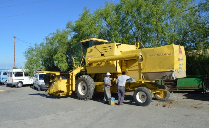 Havza'da sanayi sitesinde hasat hareketliliği