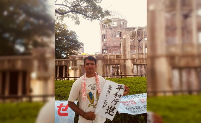 Hindistan'dan yola çıkıp 32 ülkeyi dolaşan gezgin, Samsun'a ulaştı