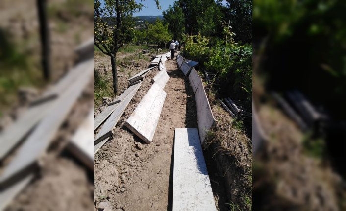 Karabük'te sulama tesisi onarım çalışmaları