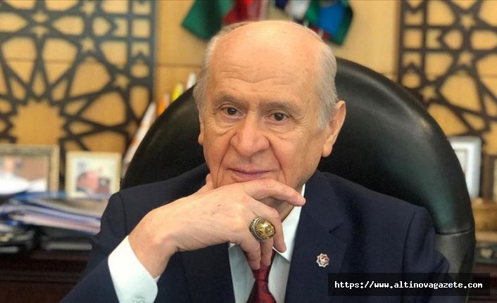 MHP Genel Başkanı Bahçeli'ye 'Ayasofya' yüzüğü