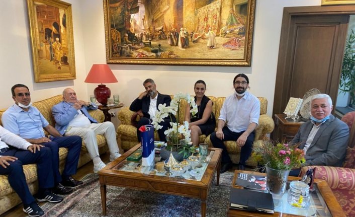 Rektör Polat'tan Türker İnanoğlu'na ziyaret