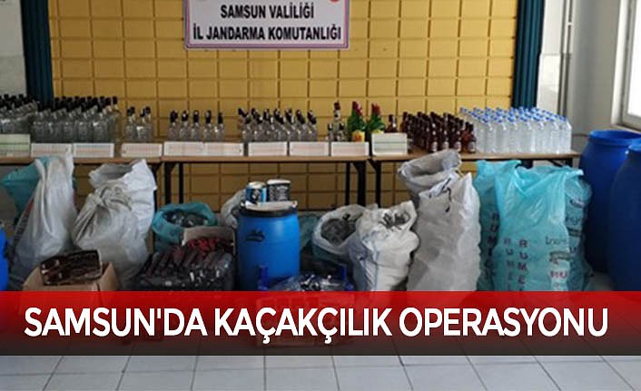 SAMSUN'DA KAÇAKÇILIK OPERASYONU