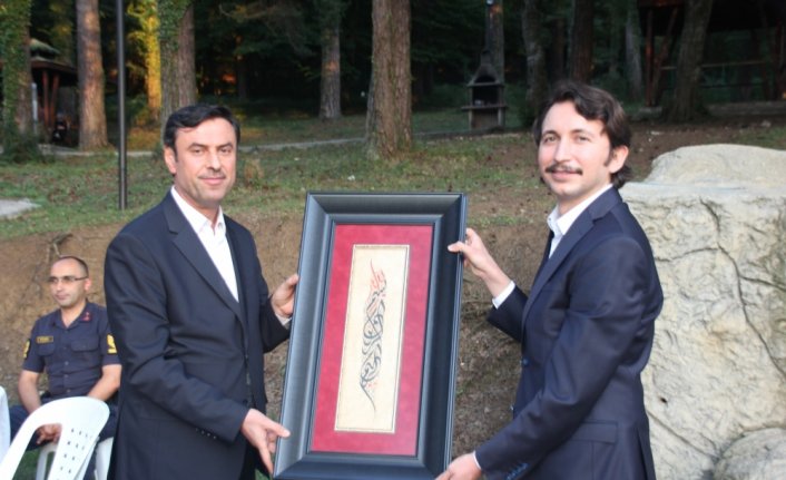 Yığılca Kaymakamı Muhammed Çetin için veda programı düzenlendi