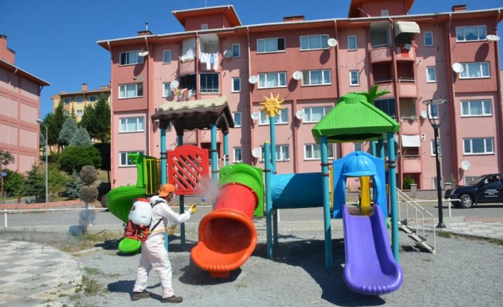 Alaplı'da Kovid-19 tedbirleri