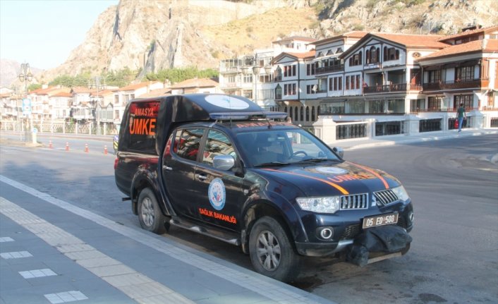 Amasya'dan selin vurduğu Giresun'a UMKE ekibi gönderildi