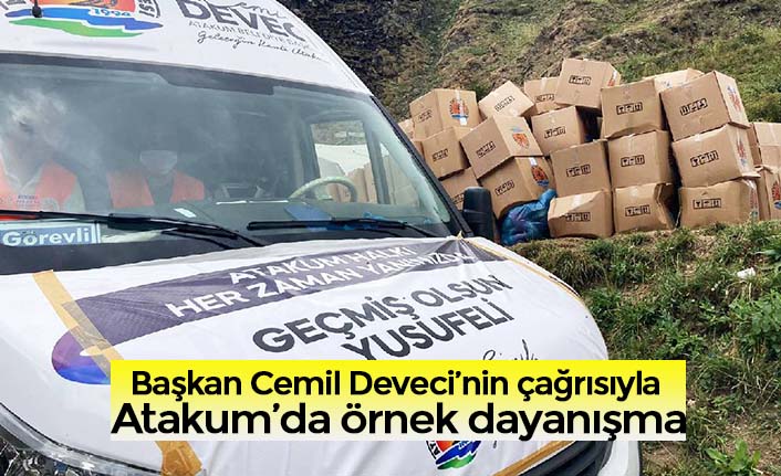 Başkan Cemil Deveci’nin çağrısıyla Atakum’da örnek dayanışma