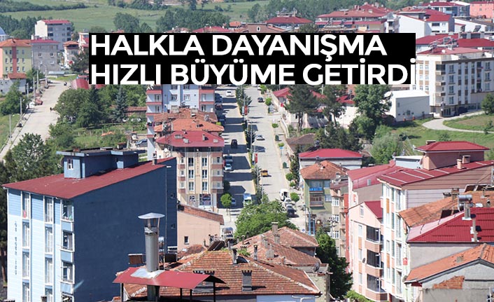 HALKLA DAYANIŞMA HIZLI BÜYÜME GETİRDİ