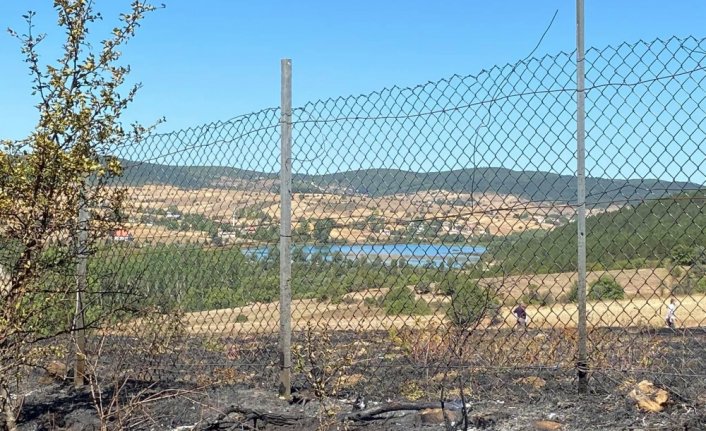 Karabük'te kuru ot yangını