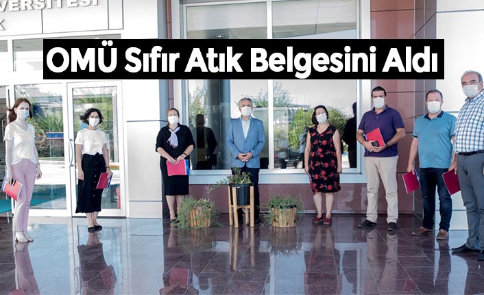 OMÜ Sıfır Atık Belgesini Aldı