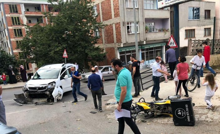 Ordu'da kamyonetle çarpışan motosikletin sürücüsü öldü