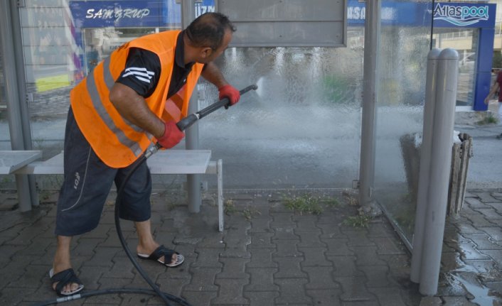Samsun'da dezenfekte çalışmaları