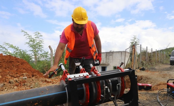 Trabzon'da 130 milyon liralık içme suyu projesinde ilk kazma vuruldu