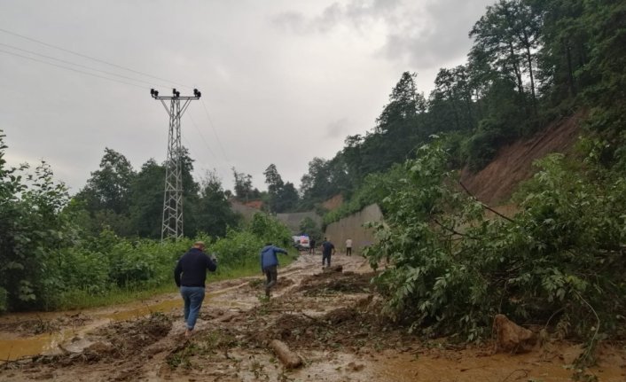 Trabzon'da sel ve heyelanların ardından çalışmalar devam ediyor